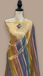 Pure Kora Tissue Handloom Banarasi Saree - The Handlooms