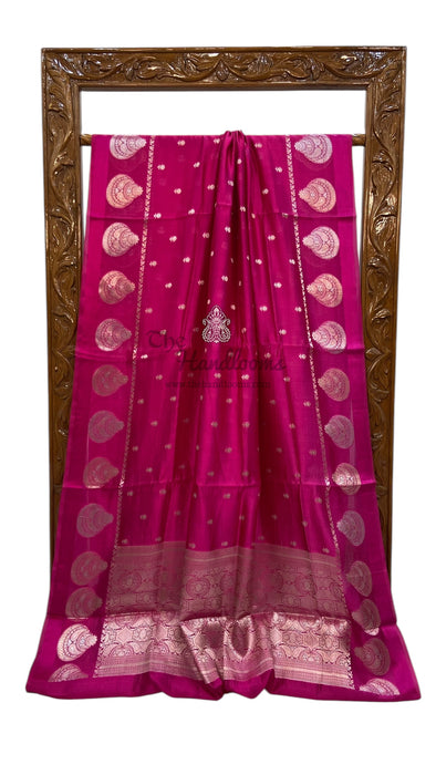 Pure Mango Silk Banarasi Handloom Saree