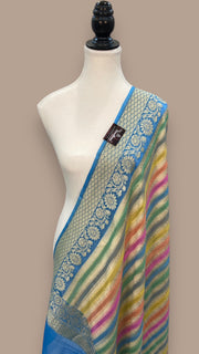 Khaddi Georgette Handloom Banarasi Dupatta - The Handlooms