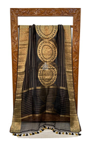 Pure Metallic Tissue Handloom Banarasi Saree - The Handlooms