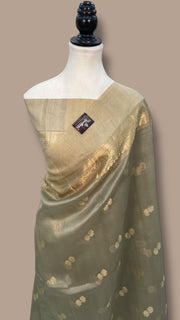 Pure Kora Handloom Banarasi Saree - The Handlooms
