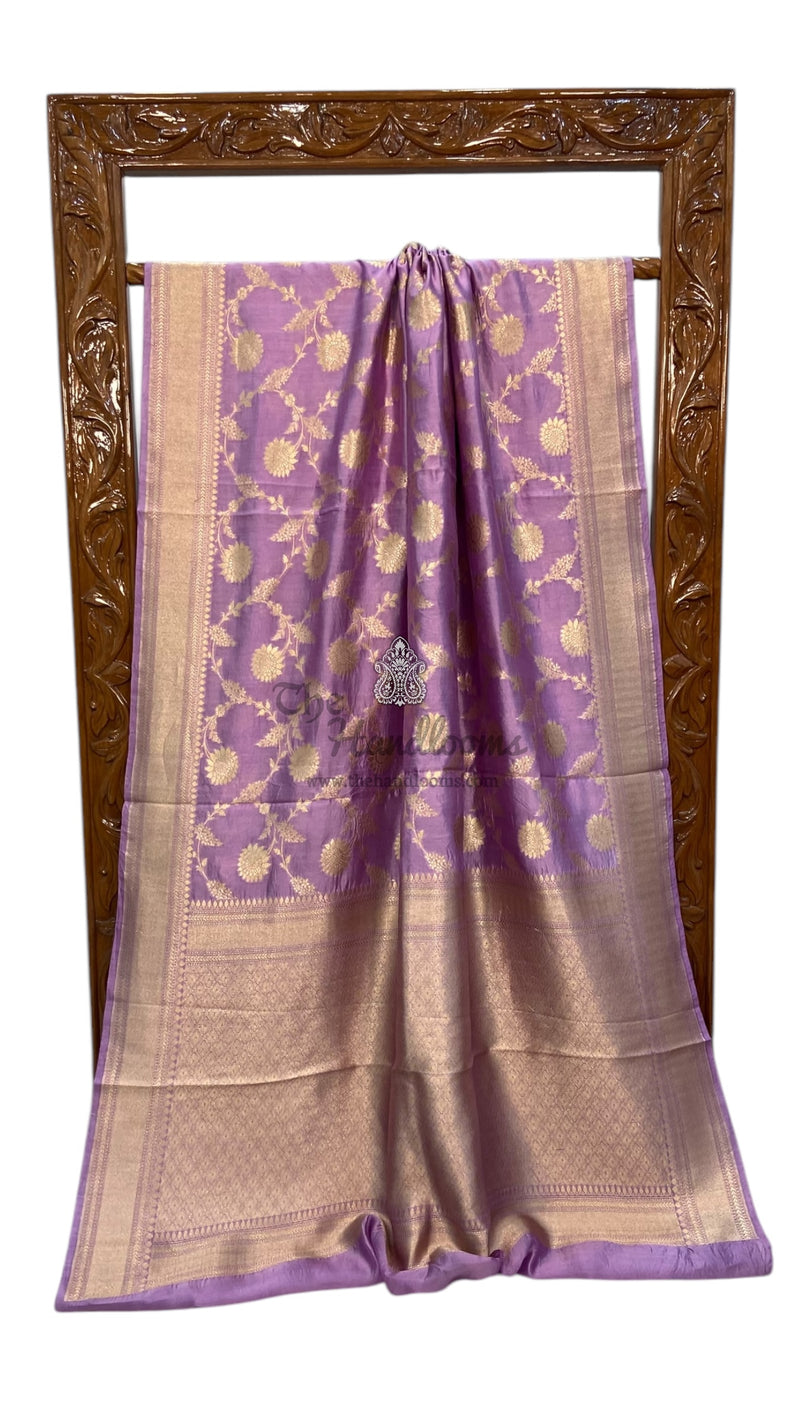 Pure Dupion Silk Banarasi Handloom Saree - The Handlooms