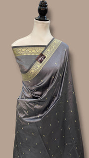 Pure Katan Silk Banarasi Handloom Saree - The Handlooms