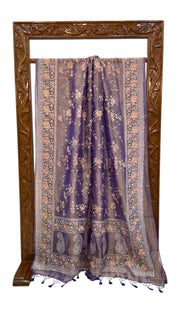 Pure Tissue Handloom Banarasi Saree With Chikankari - The Handlooms