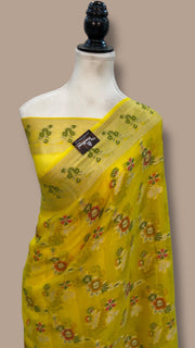 Pure Chiffon Khaddi Banarasi Saree - The Handlooms