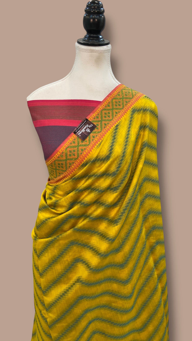 Pure Chiniya Silk Handloom Banarasi Saree - The Handlooms