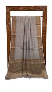 Pure Chiffon Khaddi Banarasi Saree - The Handlooms