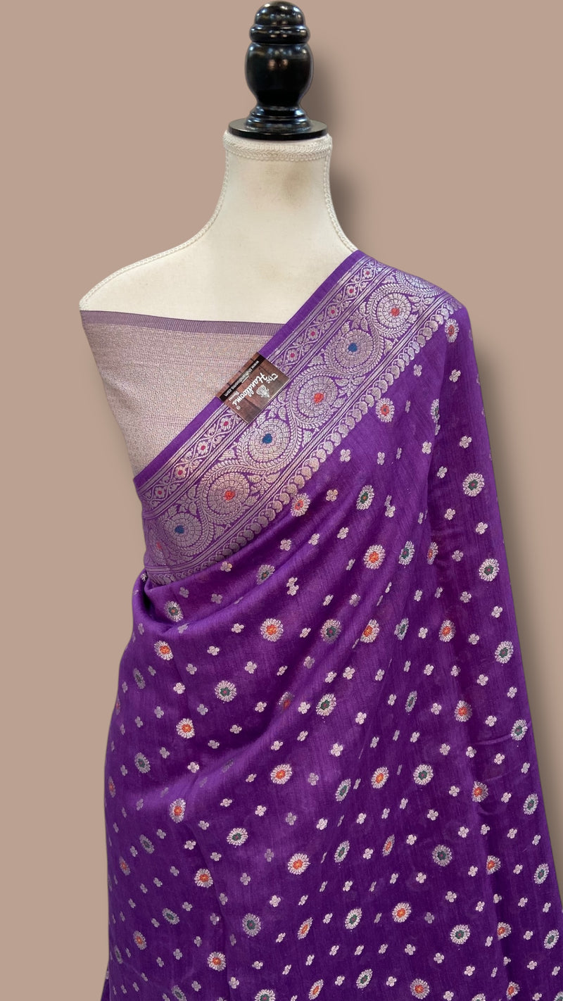 Moonga Silk Handloom Banarasi Saree - The Handlooms