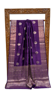 Pure Mango Silk Banarasi Handloom Saree - The Handlooms