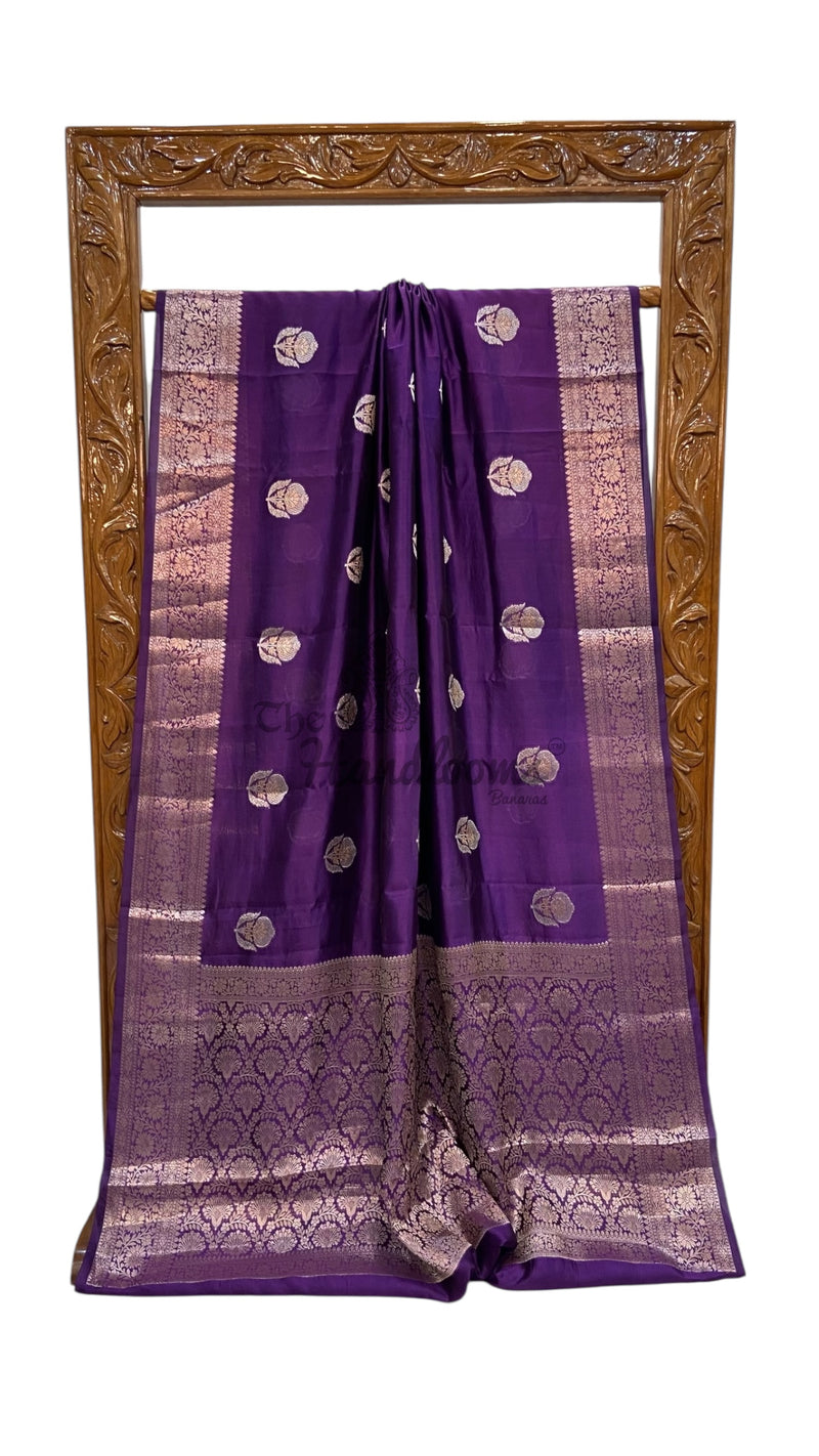 Pure Mango Silk Banarasi Handloom Saree - The Handlooms