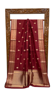 Pure Mango Silk Banarasi Handloom Saree - The Handlooms