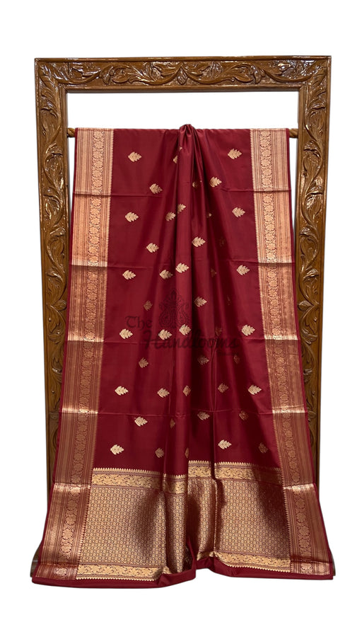 Pure Mango Silk Banarasi Handloom Saree - The Handlooms