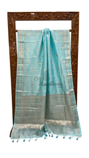 Pure Mango Silk Banarasi Handloom Saree - The Handlooms
