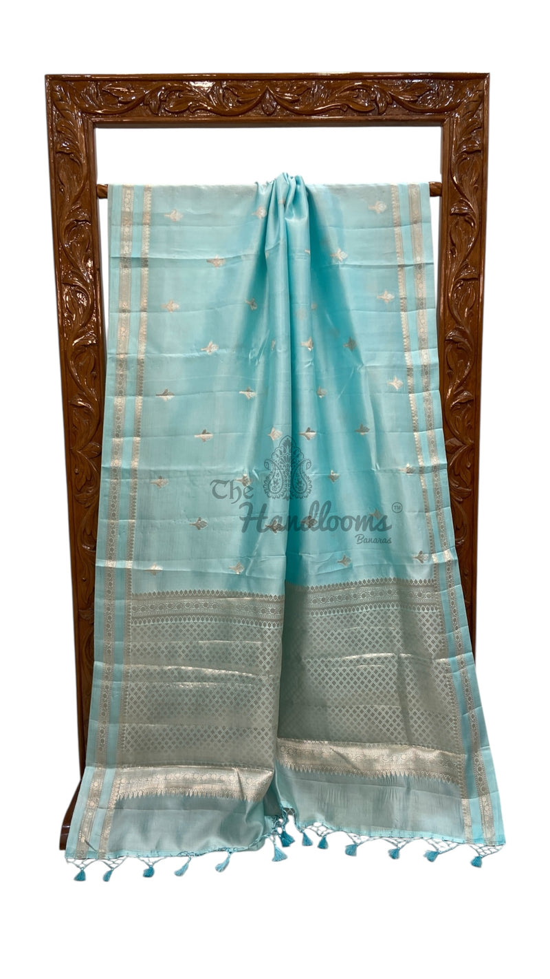 Pure Mango Silk Banarasi Handloom Saree - The Handlooms