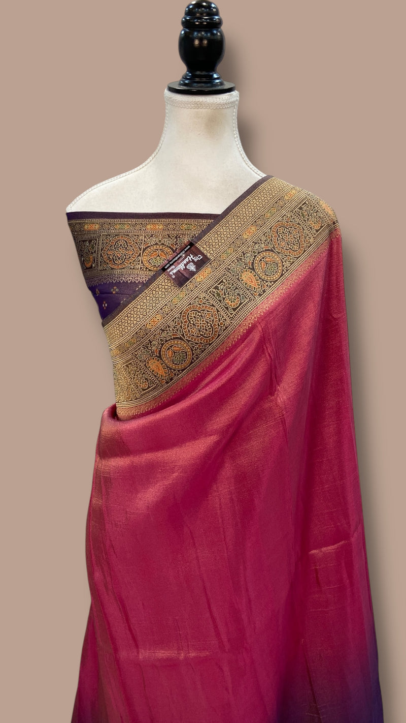 Tissue Silk Handloom Banarasi Saree - The Handlooms