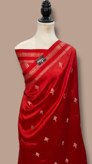 Pure Mango Silk Banarasi Handloom Saree - The Handlooms