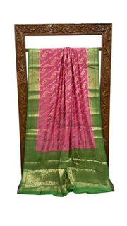 Pure Chiniya Silk Handloom Banarasi Saree - The Handlooms