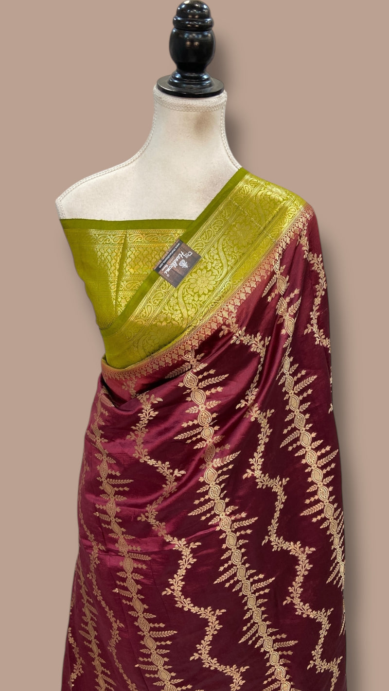 Pure Dupion Silk Banarasi Saree