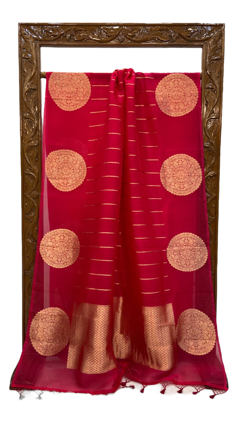 Pure Kora Handloom Banarasi Saree - The Handlooms