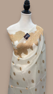 Pure Kora Handloom Banarasi Saree - The Handlooms