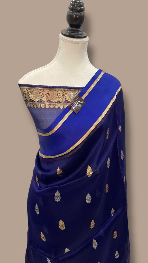 Pure Kora Handloom Banarasi Saree - The Handlooms