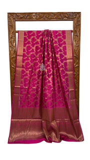 Pure Mango Silk Banarasi Handloom Saree - The Handlooms