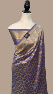 Pure Dupion Silk Banarasi Handloom Saree - The Handlooms