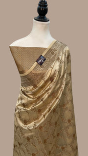 Pure Mango Silk Banarasi Handloom Saree - The Handlooms