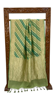 Khaddi Georgette Handloom Banarasi Saree - The Handlooms