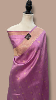 Pure Katan Silk Banarasi Handloom Saree - All over Kadua motifs - The Handlooms