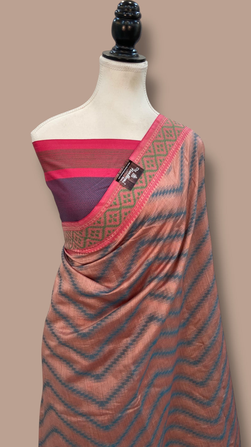 Pure Chiniya Silk Handloom Banarasi Saree - The Handlooms
