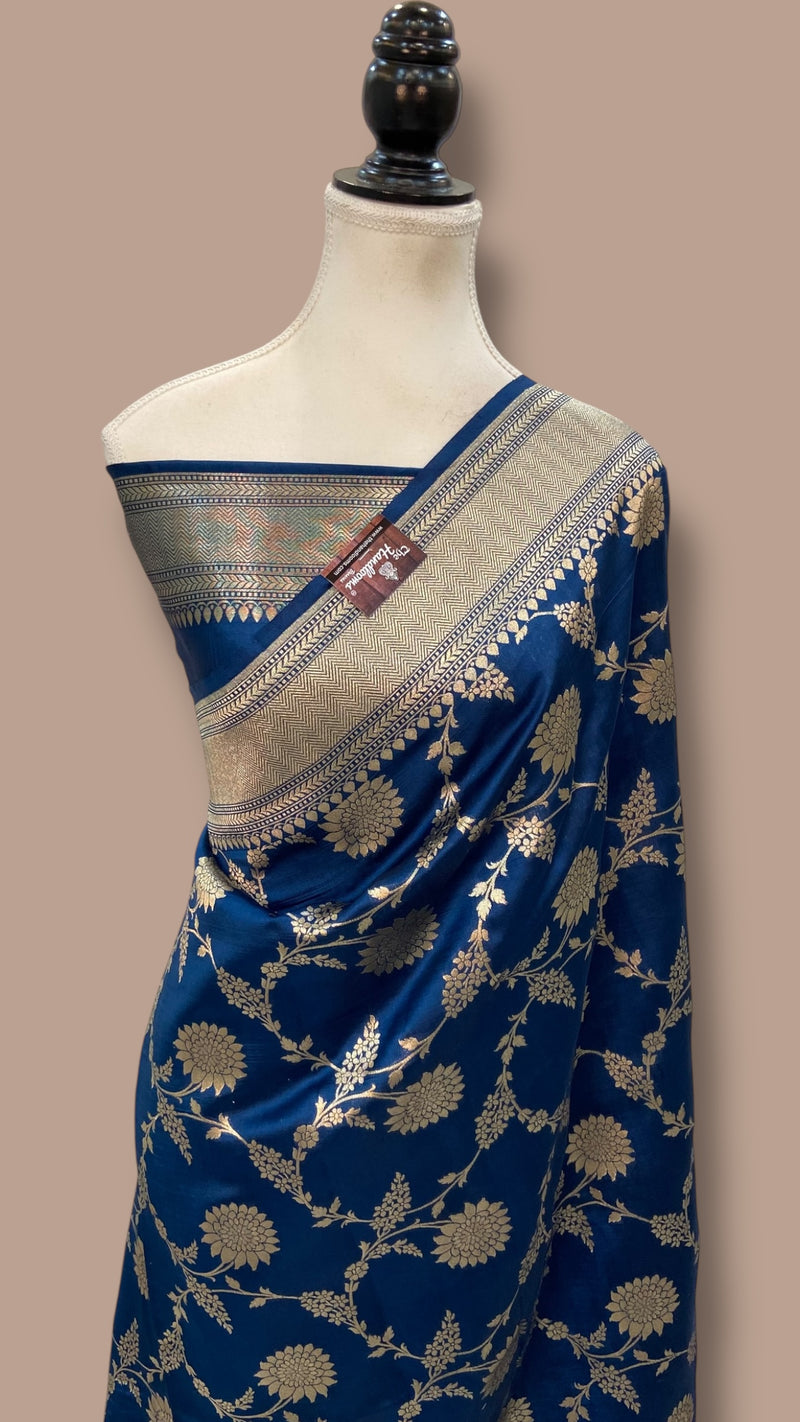 Pure Chiniya Khaddi Handloom Banarasi Saree - The Handlooms