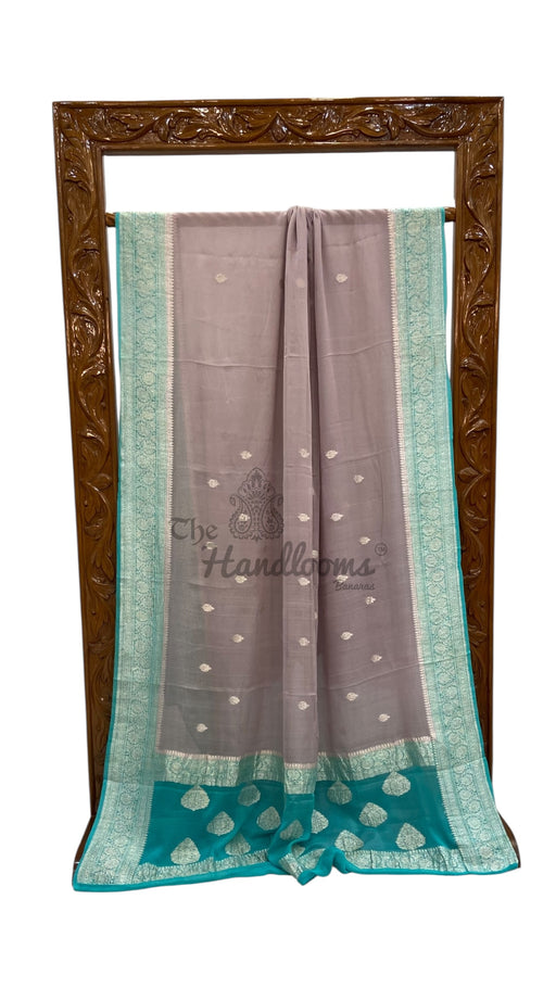 Pure Georgette Handloom Banarasi Saree - The Handlooms