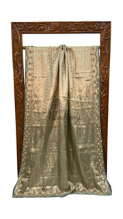 Pure Kora Tissue Handloom Banarasi Saree - Handwork - The Handlooms