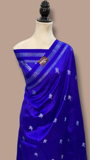 Pure Mango Silk Banarasi Handloom Saree - The Handlooms