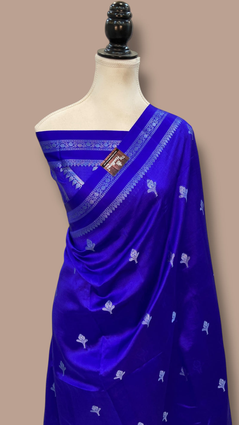 Pure Mango Silk Banarasi Handloom Saree - The Handlooms