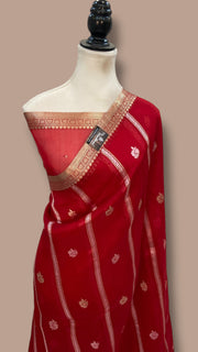 Pure Kora Handloom Banarasi Saree - The Handlooms