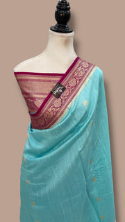 Moonga Georgette Handloom Banarasi Saree - The Handlooms