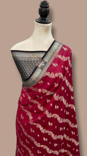 Pure Chiniya Silk Handloom Banarasi Saree - The Handlooms
