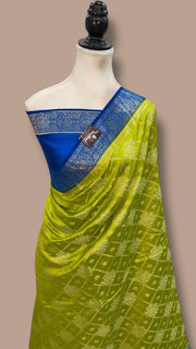 Pure Chiniya Silk Handloom Banarasi Saree - The Handlooms