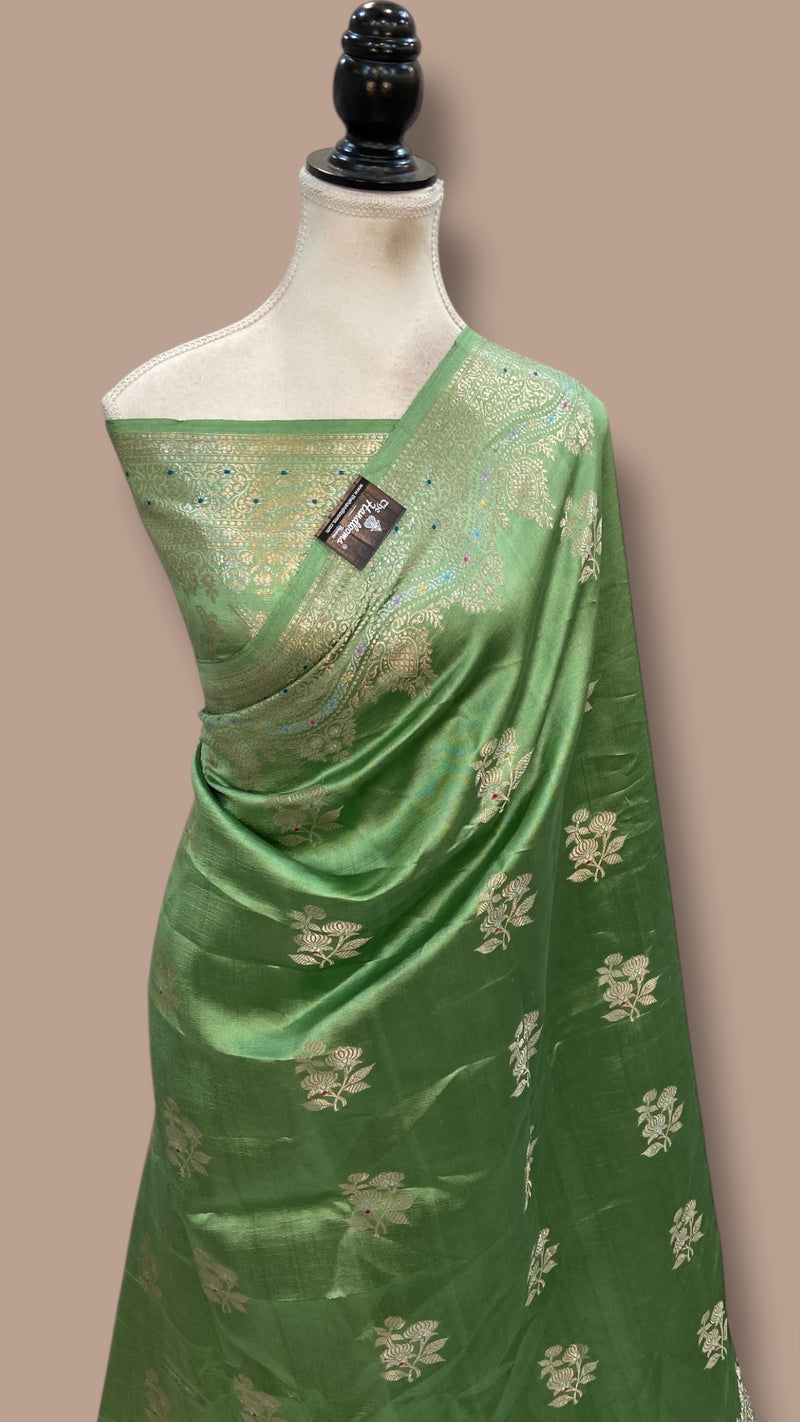 Pure Dupion Silk Banarasi Saree