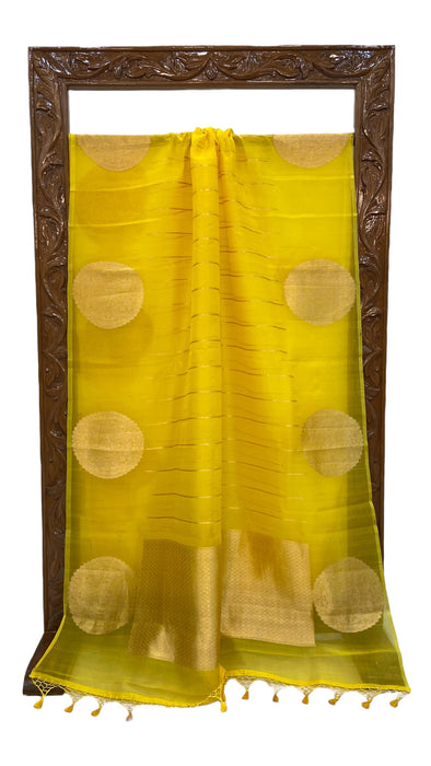 Pure Kora Handloom Banarasi Saree