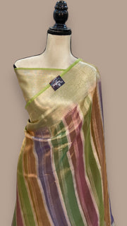 Pure Kora Tissue Handloom Banarasi Saree - The Handlooms