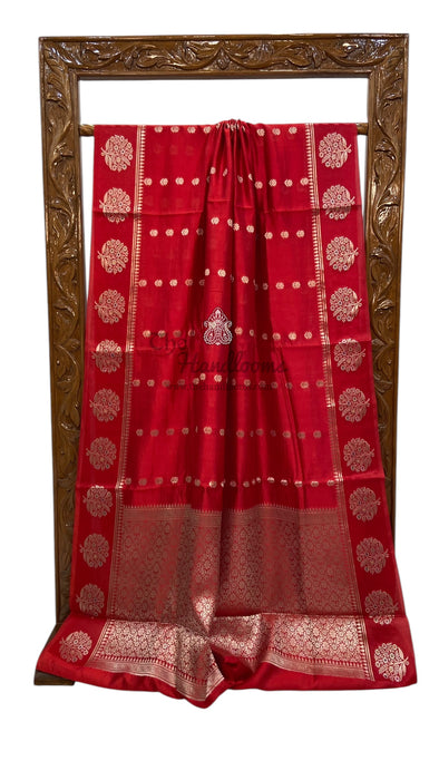 Pure Mango Silk Banarasi Handloom Saree