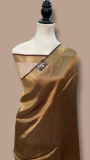Pure Kora Tissue Handloom Banarasi Saree - The Handlooms