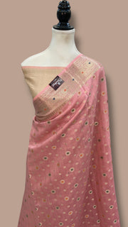 Moonga Silk Handloom Banarasi Saree - The Handlooms