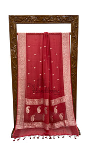 Pure Georgette Handloom Banarasi Saree - The Handlooms