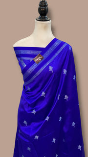 Pure Mango Silk Banarasi Handloom Saree - The Handlooms