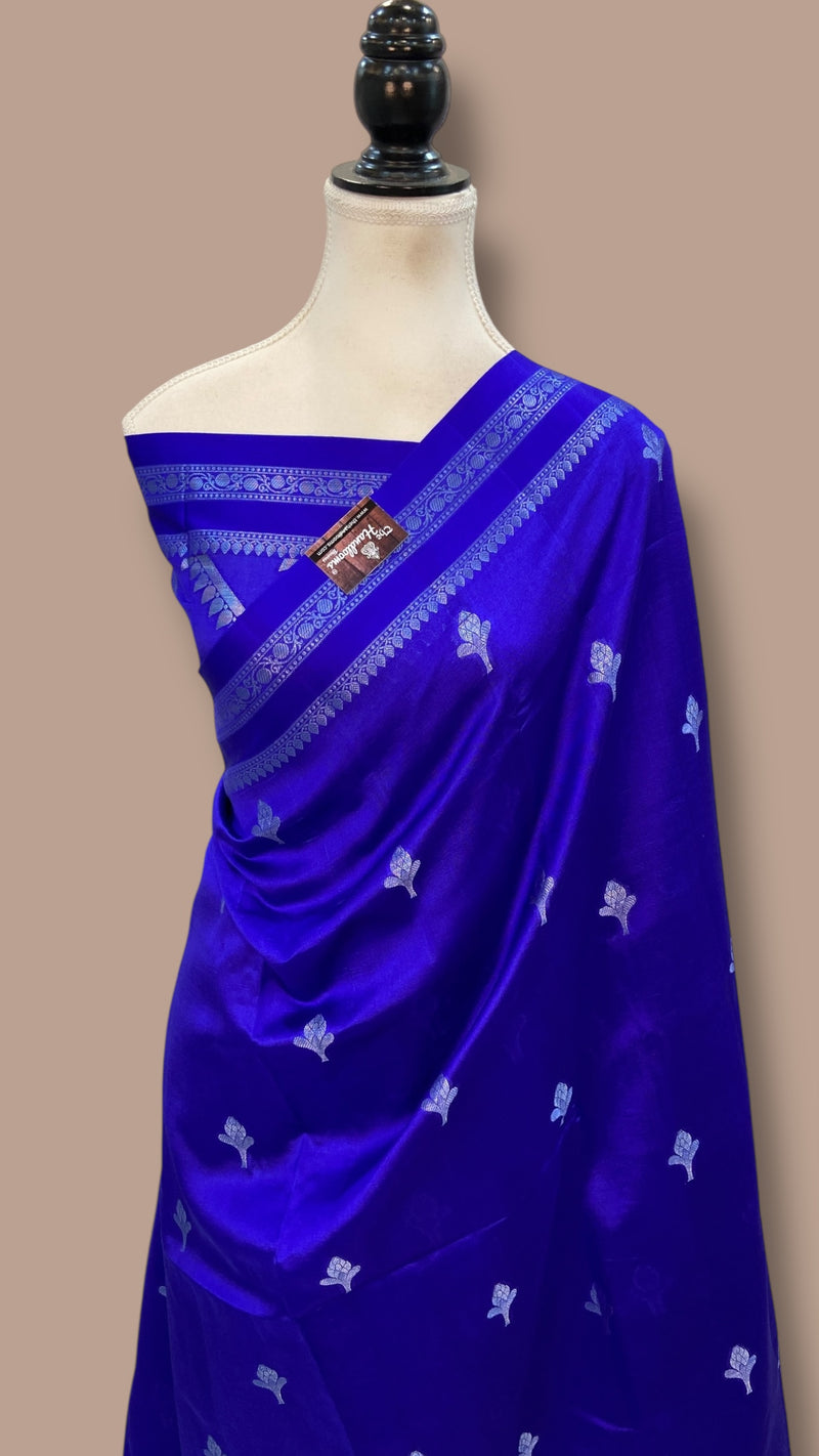 Pure Mango Silk Banarasi Handloom Saree - The Handlooms