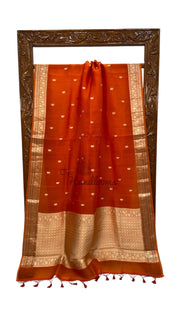 Pure Kora Handloom Banarasi Saree - The Handlooms